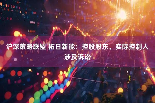 沪深策略联盟 拓日新能：控股股东、实际控制人涉及诉讼